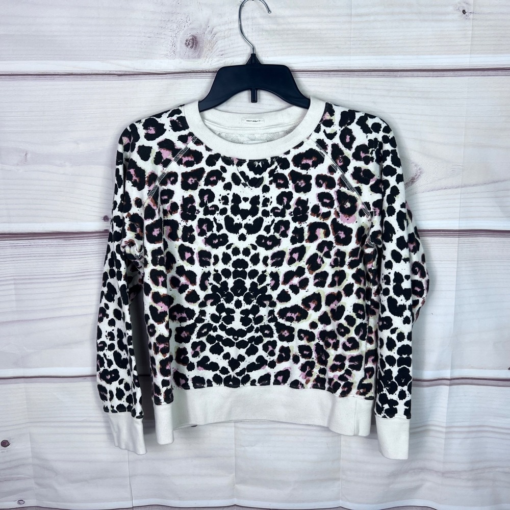 Mother Top Womens XS Don't Sweat It The Square Touch of The Tiger Sweatshirt